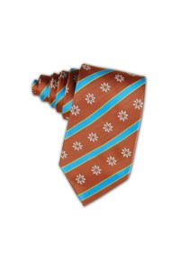 TI091 禮品領帶 度身訂做 斜條皺菊領帶 印花領帶設計 領帶專門店 